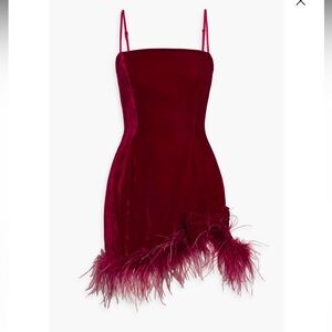 HVN red velvetet mini size 0